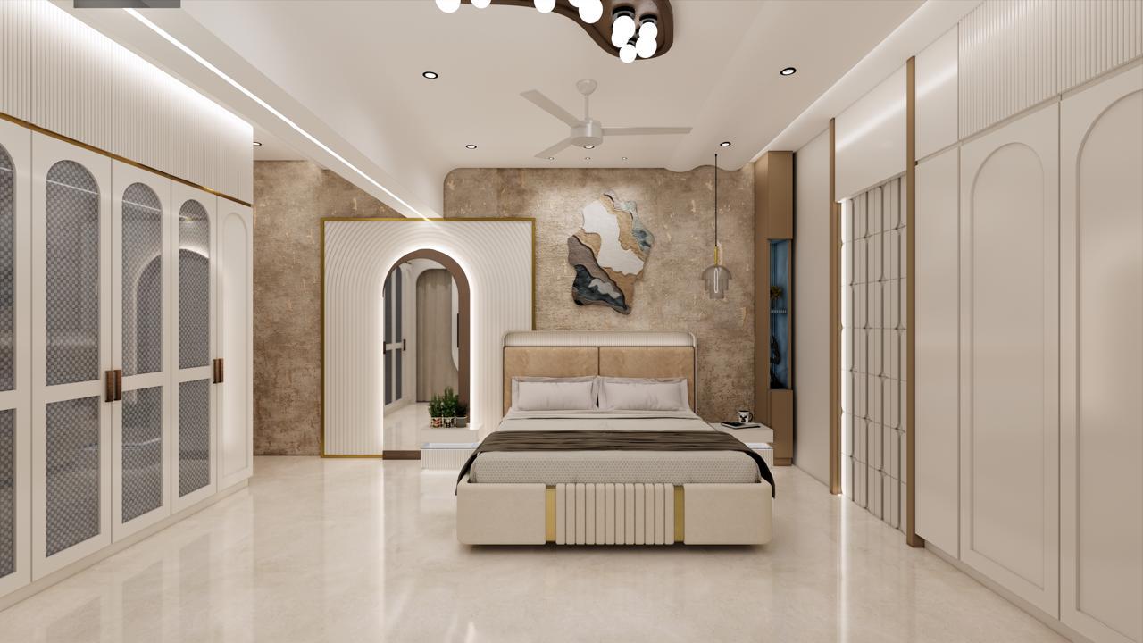 Modern bedroom interior design