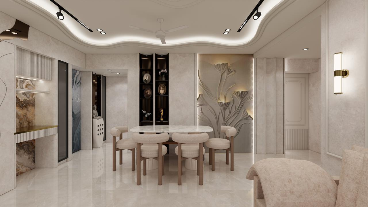 Contemporary living room interior design