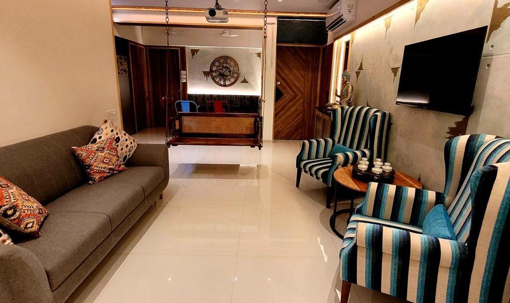 Residential living room interior design project