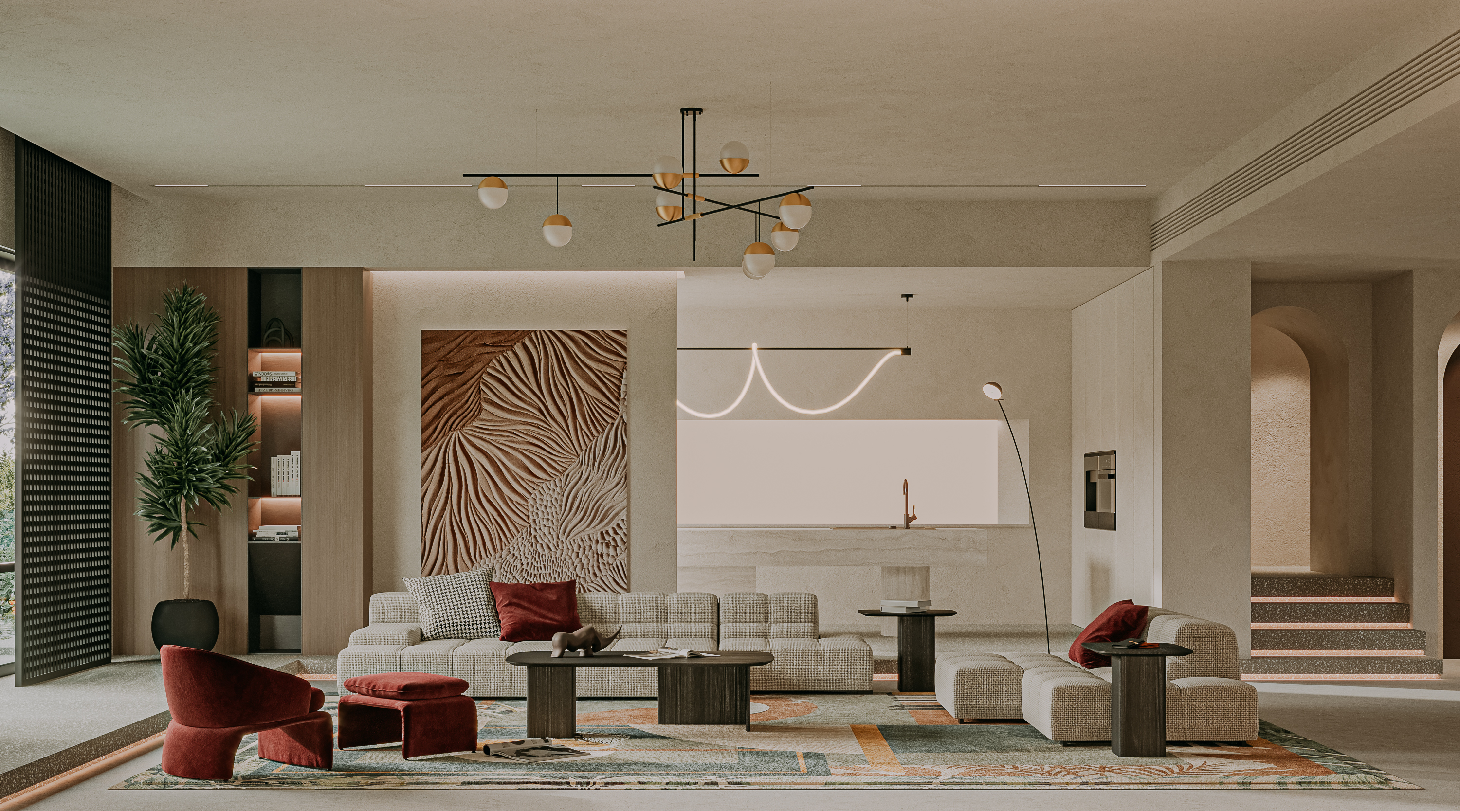 Contemporary residential interior design project